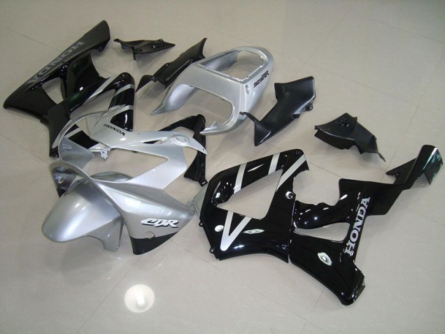 00-01 Black Silver Honda CBR900RR 929 Motorcycle Fairings 00-01 Black Silver Honda CBR900RR 929 Motorcycle Fairings