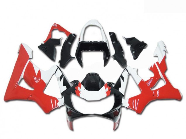 00-01 Black White Red Honda CBR900RR 929RR Motorcycle Fairings 00-01 Black White Red Honda CBR900RR 929RR Motorcycle Fairings