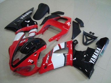 00-01 Red Black White Yamaha YZF R1 Motorcycle Fairings