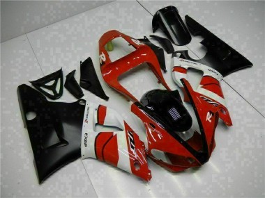 00-01 Red Black Yamaha YZF R1 Motorcycle Fairings