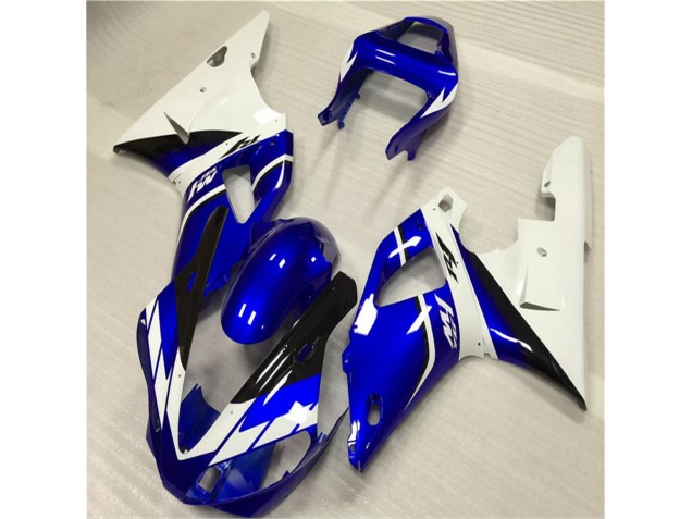 00-01 White Blue Yamaha YZF R1 Motorcycle Fairings 00-01 White Blue Yamaha YZF R1 Motorcycle Fairings