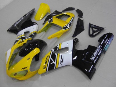 00-01 Yellow Anniversary Yamaha YZF R1 Motorcycle Fairings