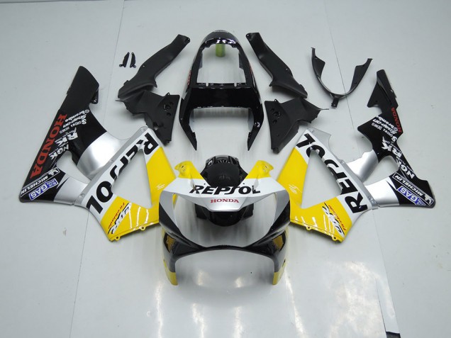 00-01 Yellow Silver Black Repsol Honda CBR900RR 929 Motorcycle Fairings 00-01 Yellow Silver Black Repsol Honda CBR900RR 929 Motorcycle Fairings