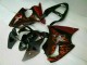 00-02 Black Red Flame Kawasaki ZX6R Motorcycle Fairings 00-02 Black Red Flame Kawasaki ZX6R Motorcycle Fairings