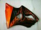 00-02 Black Red Flame Kawasaki ZX6R Motorcycle Fairings 00-02 Black Red Flame Kawasaki ZX6R Motorcycle Fairings