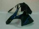 00-02 Black with Blue Flame Kawasaki ZX6R Motorcycle Fairings 00-02 Black with Blue Flame Kawasaki ZX6R Motorcycle Fairings