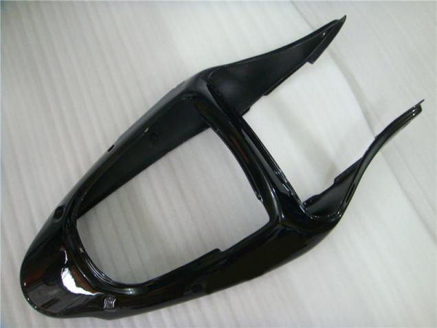 00-02 Glossy Black Kawasaki ZX6R Motorcycle Fairings