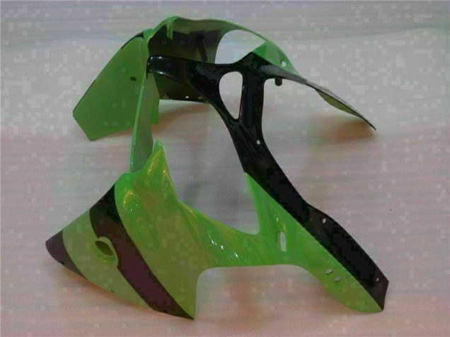 00-02 Green Black Kawasaki ZX6R Motorcycle Bodywork