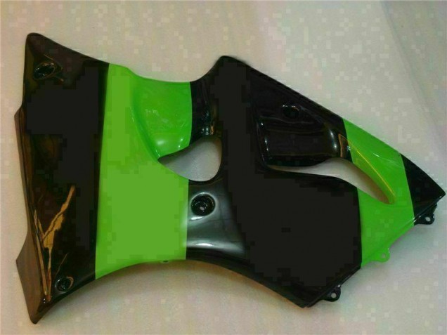 00-02 Green Black Kawasaki ZX6R Motorcycle Bodywork