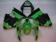 00-02 Green Black Kawasaki ZX6R Motorcycle Bodywork