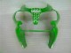 00-02 Green Black Kawasaki ZX6R Motorcycle Fairing Kits & Plastic 00-02 Green Black Kawasaki ZX6R Motorcycle Fairing Kits & Plastic