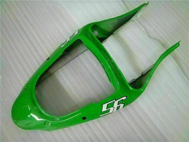 00-02 Green Black Kawasaki ZX6R Motorcycle Fairing Kits & Plastic 00-02 Green Black Kawasaki ZX6R Motorcycle Fairing Kits & Plastic