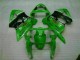 00-02 Green Black Kawasaki ZX6R Motorcycle Fairing 00-02 Green Black Kawasaki ZX6R Motorcycle Fairing