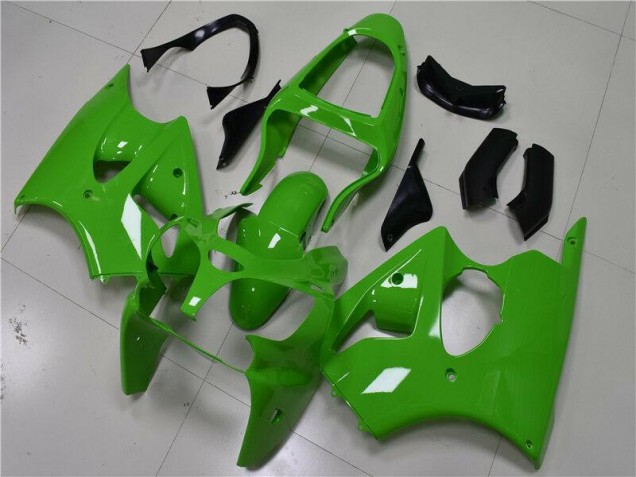 00-02 Green Kawasaki ZX6R Motorcycle Fairing 00-02 Green Kawasaki ZX6R Motorcycle Fairing
