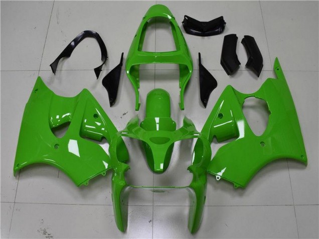 00-02 Green Kawasaki ZX6R Motorcycle Fairing 00-02 Green Kawasaki ZX6R Motorcycle Fairing