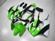 00-02 Green White Black Kawasaki ZX6R Motorcycle Fairings 00-02 Green White Black Kawasaki ZX6R Motorcycle Fairings