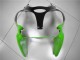 00-02 Green White Black Kawasaki ZX6R Motorcycle Fairings 00-02 Green White Black Kawasaki ZX6R Motorcycle Fairings