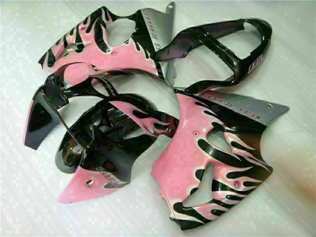 00-02 Pink Kawasaki ZX6R Motorcycle Fairings 00-02 Pink Kawasaki ZX6R Motorcycle Fairings