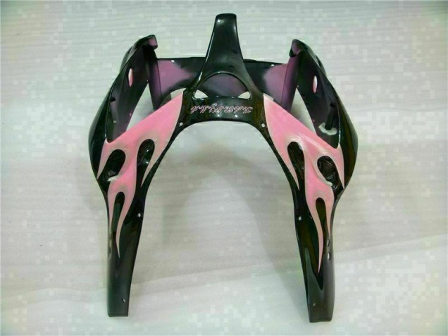 00-02 Pink Kawasaki ZX6R Motorcycle Fairings 00-02 Pink Kawasaki ZX6R Motorcycle Fairings