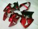 00-02 Red Black Kawasaki ZX6R Motorcycle Fairings 00-02 Red Black Kawasaki ZX6R Motorcycle Fairings