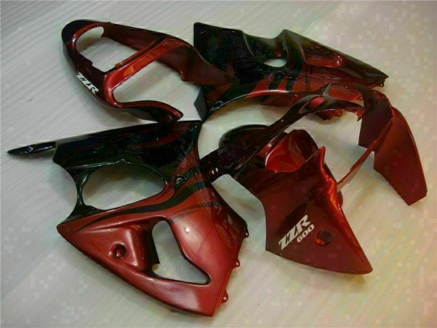00-02 Red Kawasaki ZX6R Motorcycle Fairing 00-02 Red Kawasaki ZX6R Motorcycle Fairing