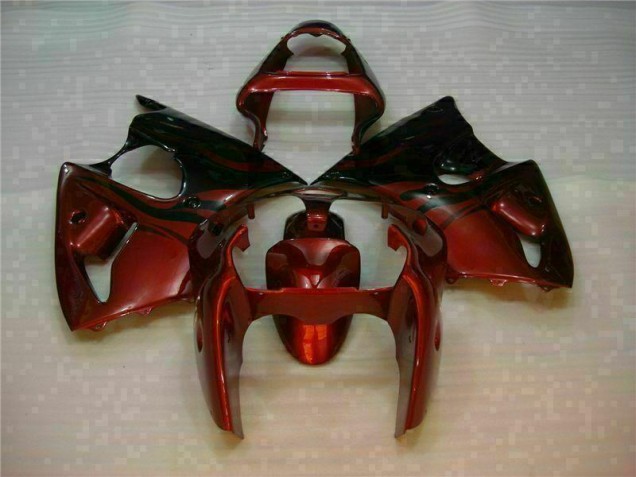 00-02 Red Kawasaki ZX6R Motorcycle Fairing 00-02 Red Kawasaki ZX6R Motorcycle Fairing