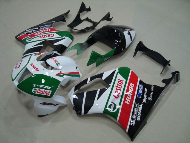 00-06 Castrol Honda VTR1000 Motorcycle Fairing 00-06 Castrol Honda VTR1000 Motorcycle Fairing