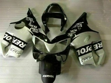 01-03 Black Silver Repsol Honda CBR600 F4i Motorcycle Fairings