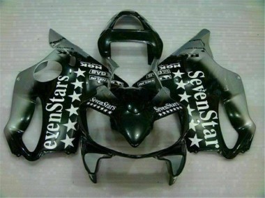 01-03 Black Silver SevenStarss Honda CBR600 F4i Motorcycle Fairings