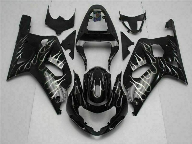 01-03 Black Suzuki GSXR 600/750 Motorcycle Bodywork 01-03 Black Suzuki GSXR 600/750 Motorcycle Bodywork