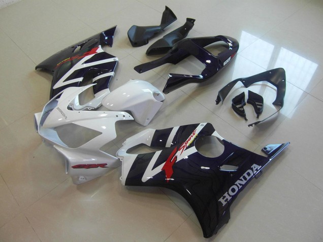 01-03 Black White F Sport Honda CBR600 F4i Motorcycle Fairings 01-03 Black White F Sport Honda CBR600 F4i Motorcycle Fairings