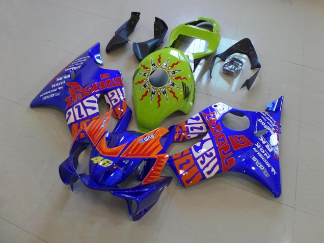 01-03 Blue Rossi Honda CBR600 F4i Motorcycle Fairings 01-03 Blue Rossi Honda CBR600 F4i Motorcycle Fairings