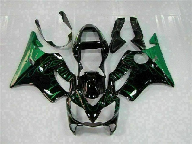 01-03 Green Honda CBR600 F4i Motorcycle Fairings 01-03 Green Honda CBR600 F4i Motorcycle Fairings