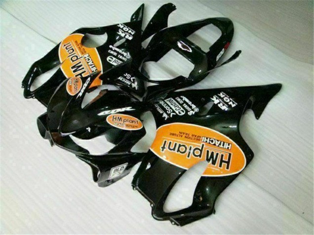 01-03 Orange Black Honda CBR600 F4i Motorcycle Fairings 01-03 Orange Black Honda CBR600 F4i Motorcycle Fairings