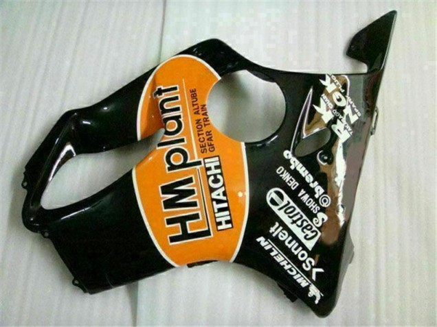 01-03 Orange Black Honda CBR600 F4i Motorcycle Fairings 01-03 Orange Black Honda CBR600 F4i Motorcycle Fairings