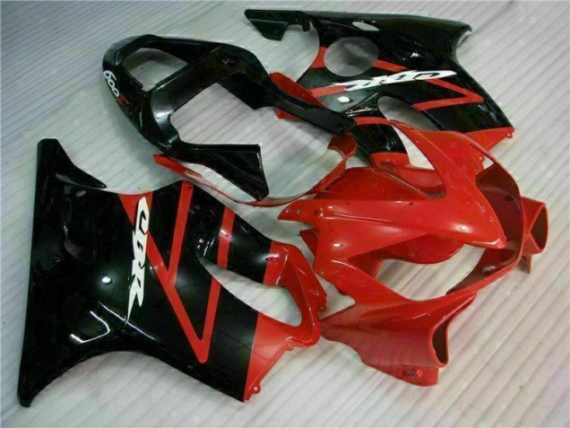 01-03 Red Black Honda CBR600 F4i Motorcycle Fairing 01-03 Red Black Honda CBR600 F4i Motorcycle Fairing