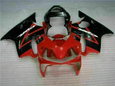01-03 Red Black Honda CBR600 F4i Motorcycle Fairing