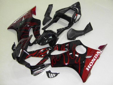 01-03 Red Flame Honda CBR600 F4i Motorcycle Fairing