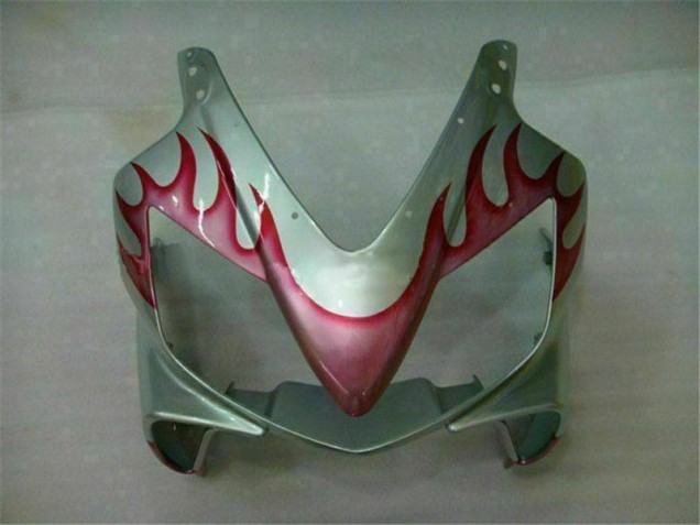 01-03 Red Flame Silver Honda CBR600 F4i Motorcycle Fairings 01-03 Red Flame Silver Honda CBR600 F4i Motorcycle Fairings