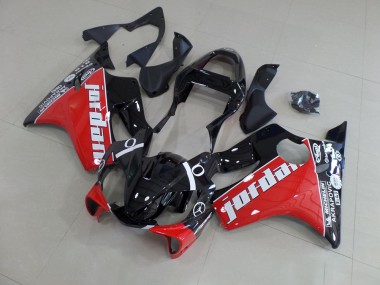 01-03 Red Jordan Honda CBR600 F4i Motorcycle Fairings