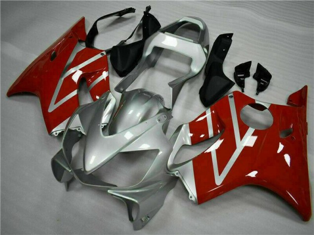 01-03 Red Silver Honda CBR600 F4i Motorcycle Bodywork 01-03 Red Silver Honda CBR600 F4i Motorcycle Bodywork
