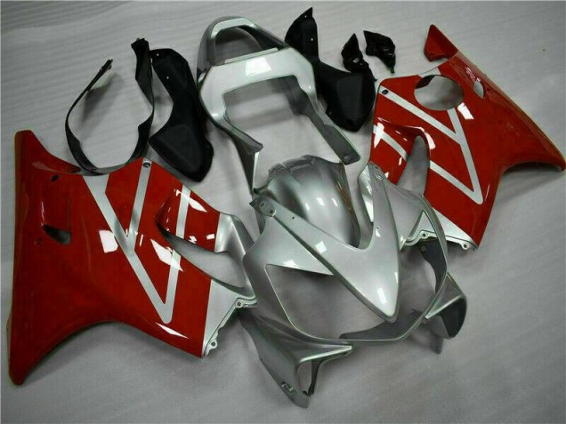 01-03 Red Silver Honda CBR600 F4i Motorcycle Bodywork 01-03 Red Silver Honda CBR600 F4i Motorcycle Bodywork