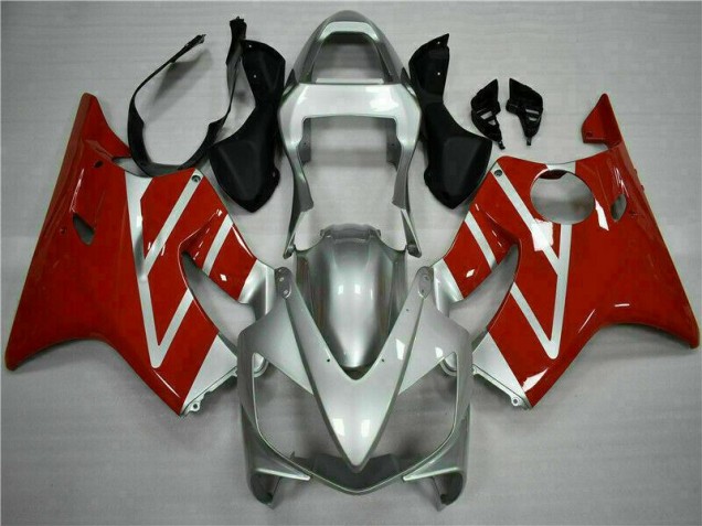 01-03 Red Silver Honda CBR600 F4i Motorcycle Bodywork 01-03 Red Silver Honda CBR600 F4i Motorcycle Bodywork