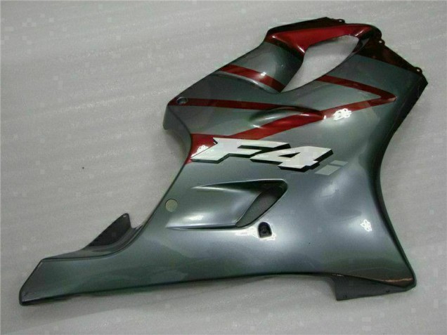 01-03 Red Silver Honda CBR600 F4i Motorcycle Fairing 01-03 Red Silver Honda CBR600 F4i Motorcycle Fairing