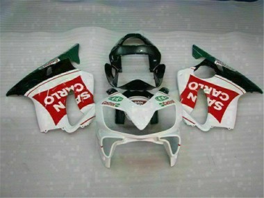 01-03 Red White Black San Carlo Honda CBR600 F4i Motorcycle Fairings