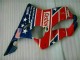 01-03 Red White Blue Castrol Cycle World Honda CBR600 F4i Motorcycle Fairings 01-03 Red White Blue Castrol Cycle World Honda CBR600 F4i Motorcycle Fairings