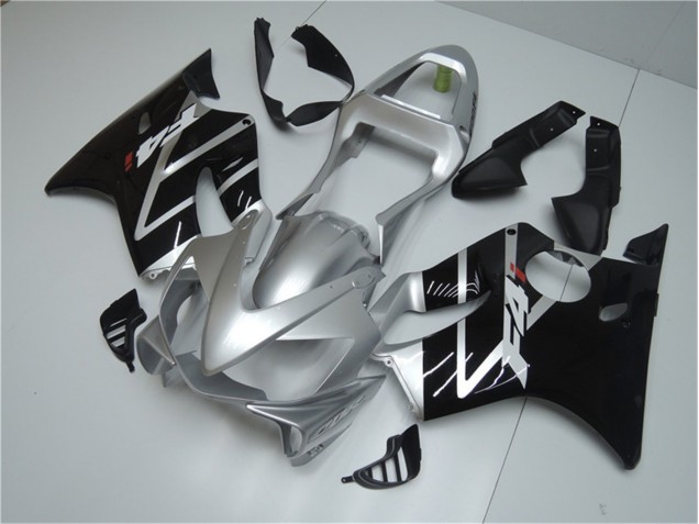 01-03 Silver Black Honda CBR600 F4i Motorcycle Fairings 01-03 Silver Black Honda CBR600 F4i Motorcycle Fairings