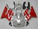 01-03 Silver Red Honda CBR600 F4i Motorcycle Fairings 01-03 Silver Red Honda CBR600 F4i Motorcycle Fairings