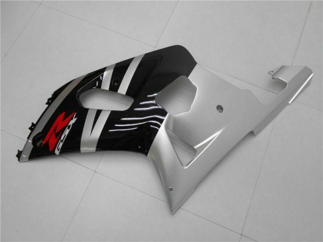01-03 Silver Suzuki GSXR 600/750 Motorcycle Fairings
