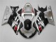 01-03 Silver Suzuki GSXR 600/750 Motorcycle Fairings